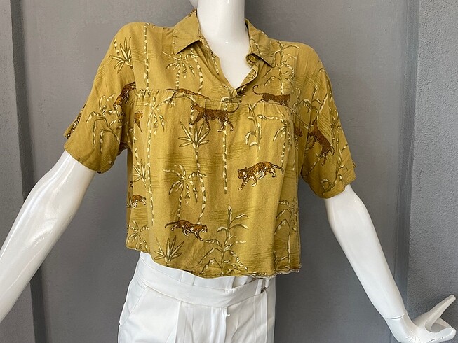 Crop bluz Safari