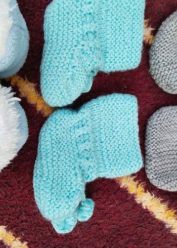 Nakışlı Çok Renkli Kız Çocuk Ev Terliği - Görsel 3