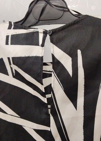 Zebra Desenli Uzun Kollu Hamile Tunik - Görsel 8