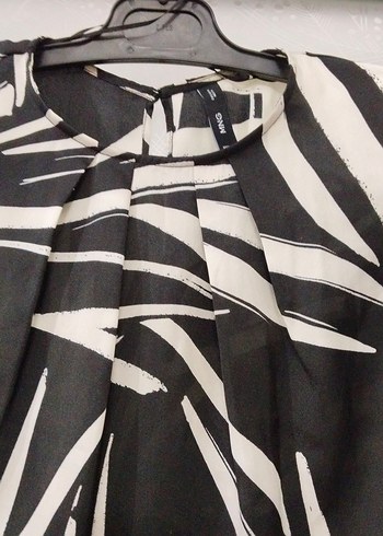 Zebra Desenli Uzun Kollu Hamile Tunik - Görsel 6