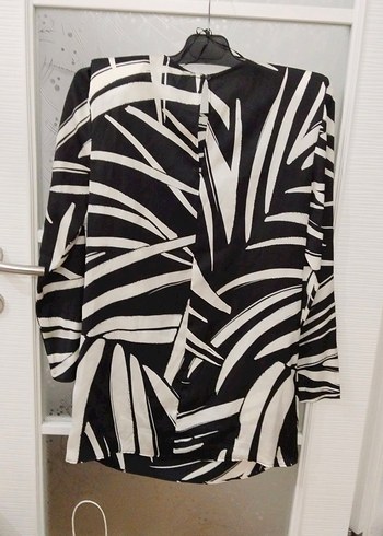 Zebra Desenli Uzun Kollu Hamile Tunik - Görsel 7