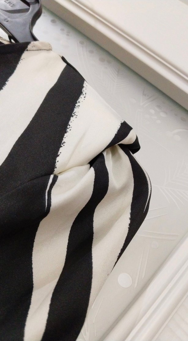 Zebra Desenli Uzun Kollu Hamile Tunik - Görsel 5