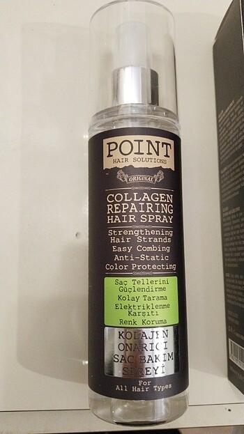 Kolajen saç bakım onarım saç spreyi - Görsel 2