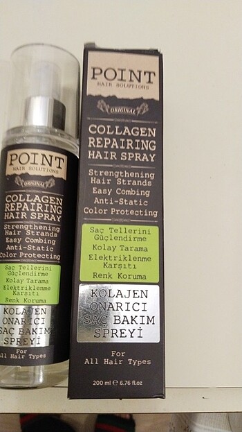 Kolajen saç bakım onarım saç spreyi - Görsel 5