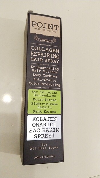 Kolajen saç bakım onarım saç spreyi - Görsel 7