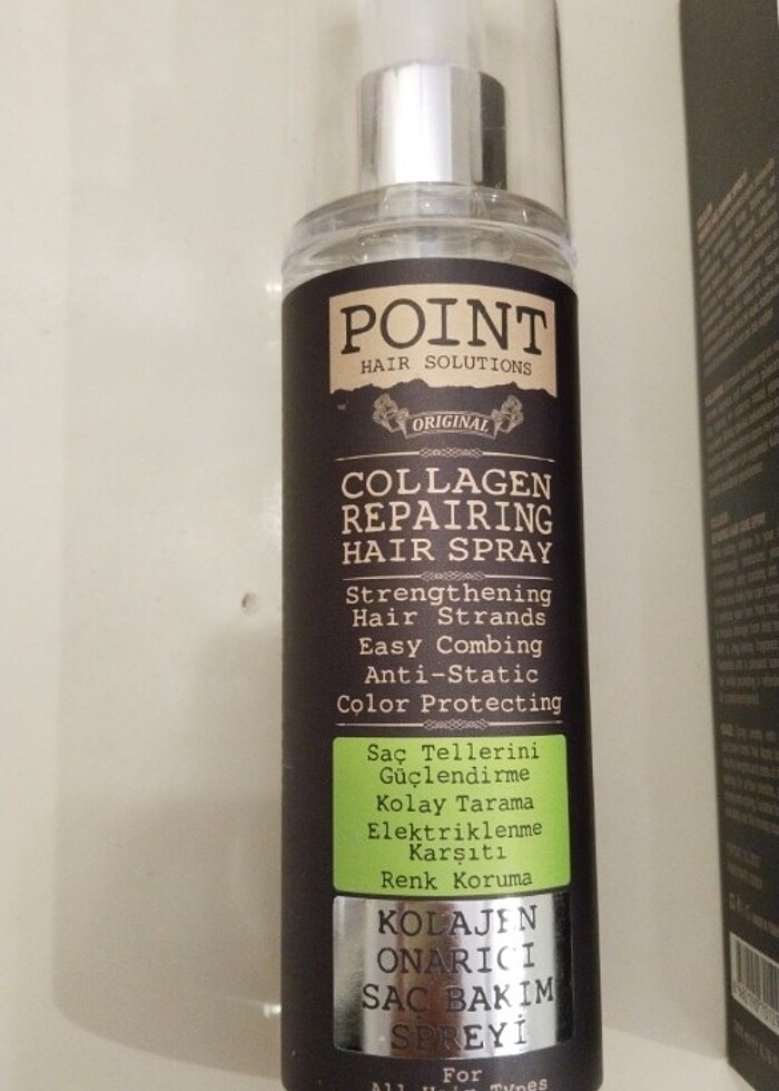 Kolajen saç bakım onarım saç spreyi - Görsel 2