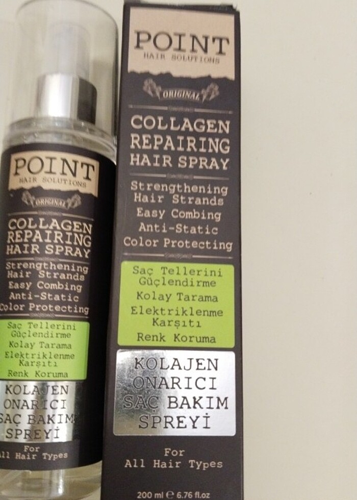 Kolajen saç bakım onarım saç spreyi - Görsel 5