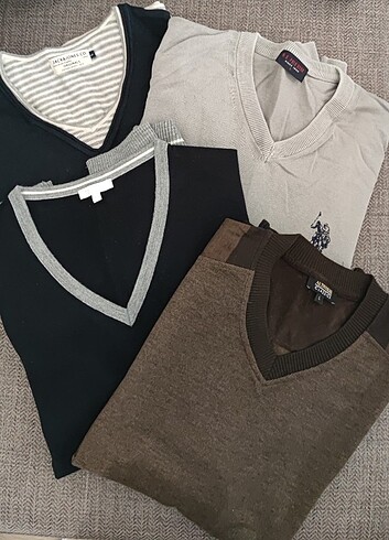 L beden erkek kazak, fabrika, jackjones, u.s polo ve altınyıldız