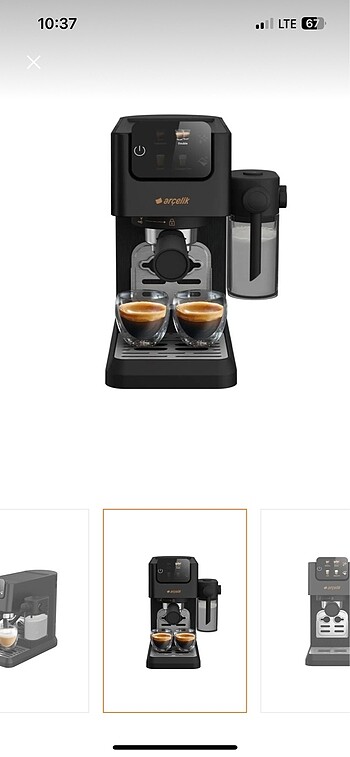  Beden Arçelik Espresso Kahve Makinası