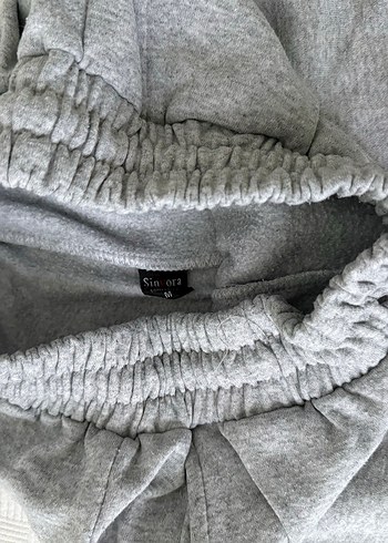 Gri Rahat Kesim  Eşofman Altı - Görsel 3