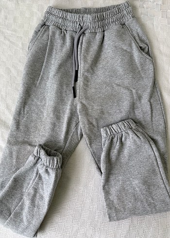 Gri Rahat Kesim  Eşofman Altı - Görsel 2