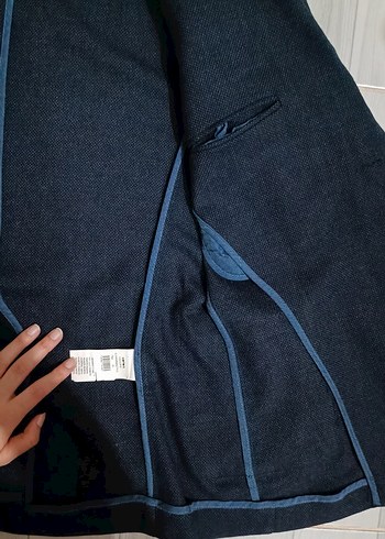 Lacivert Erkek Ceket - Görsel 3