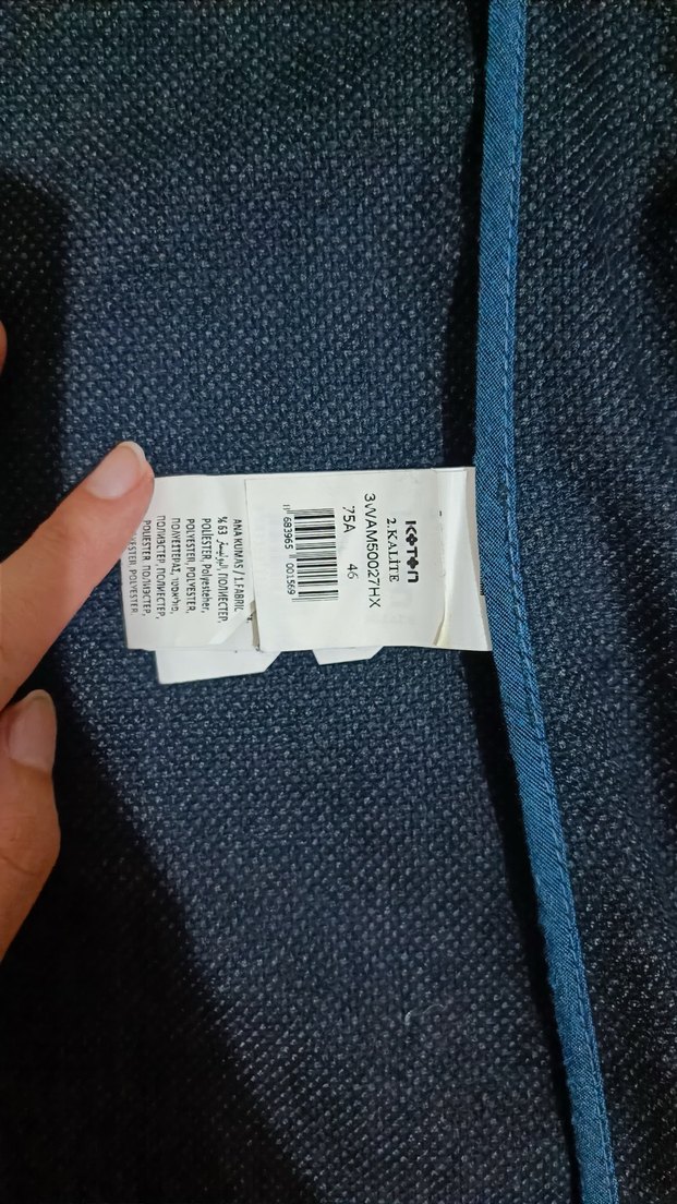 Lacivert Erkek Ceket - Görsel 5