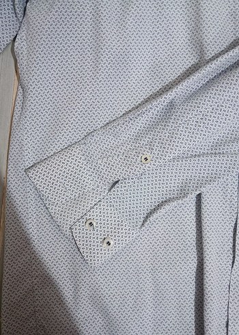 Beyaz Uzun Kollu Erkek Gömlek - Görsel 2