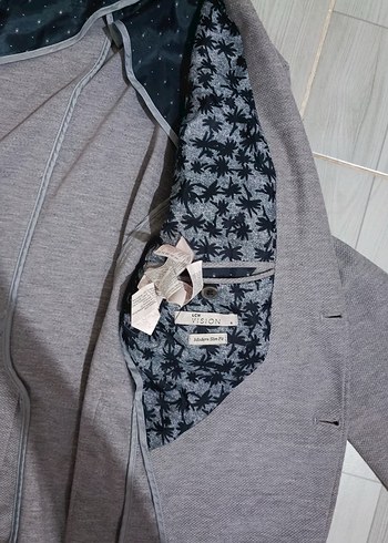 Gri Erkek Ceket - Görsel 4