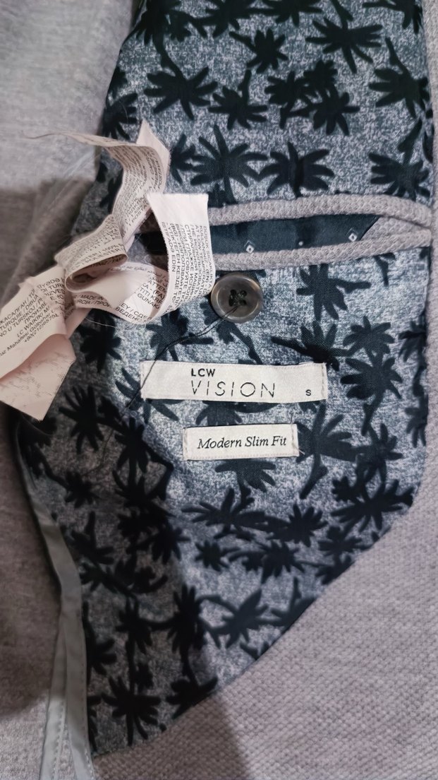 Gri Erkek Ceket - Görsel 3