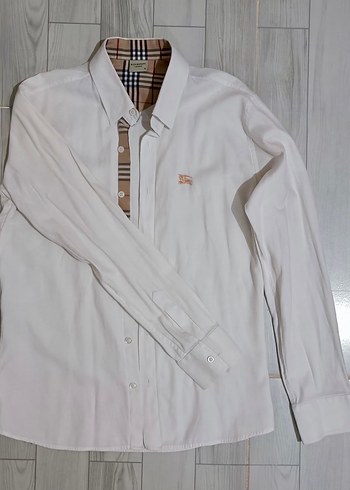Burberry beyaz gömlek - Görsel 2