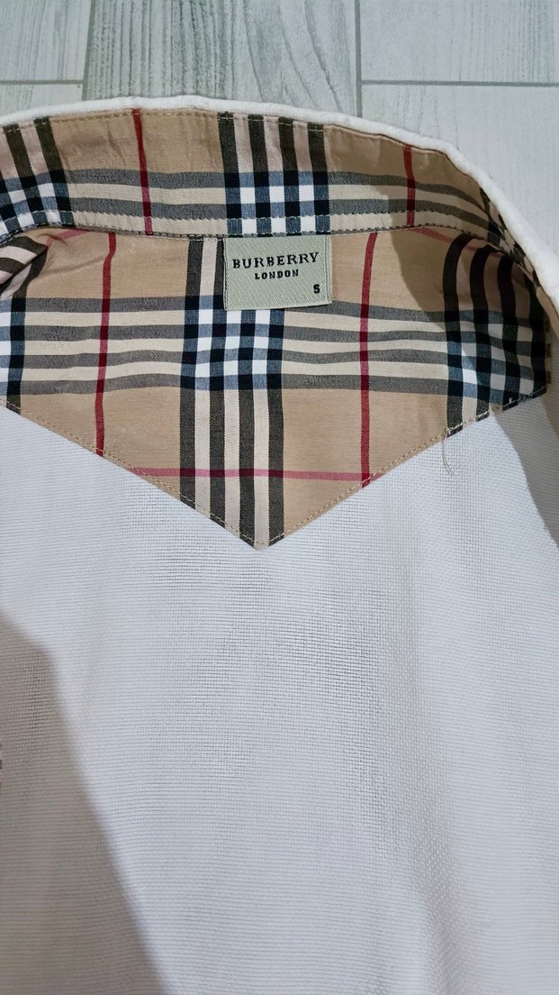 Burberry beyaz gömlek - Görsel 3