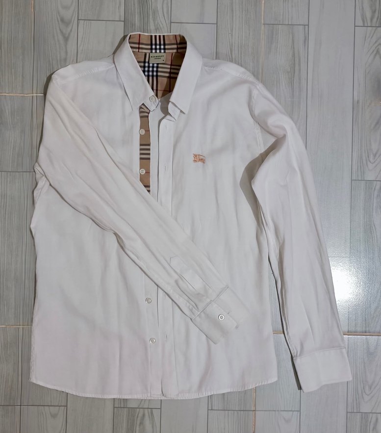 Burberry beyaz gömlek - Görsel 2
