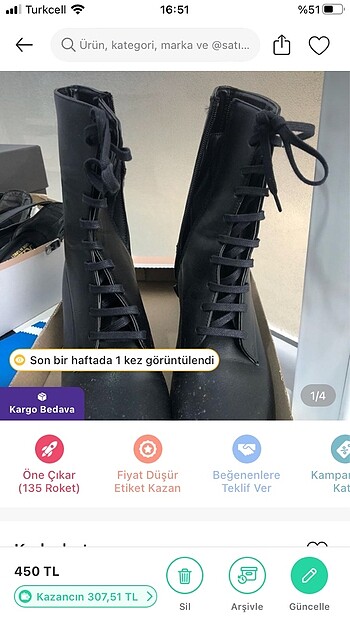 Kadın topuklu postal bot