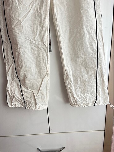 m Beden beyaz Renk H&M paraşüt pantolon