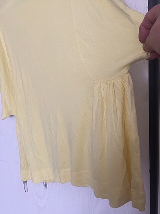 l Beden sarı Renk Spor bluz