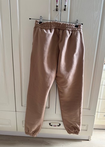 xl Beden camel Renk Zincir Detaylı Kadın Eşofman Altı