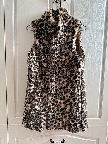 m Beden Leopar Desen Yelek