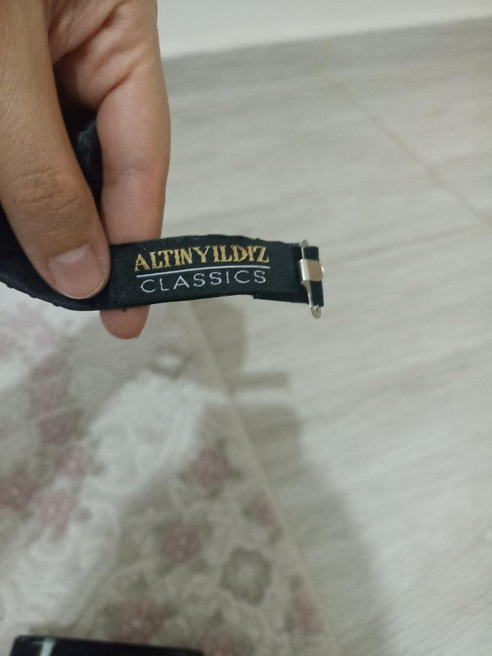 Altınyıldız Classics Papyon ve Mendil Seti - Görsel 5