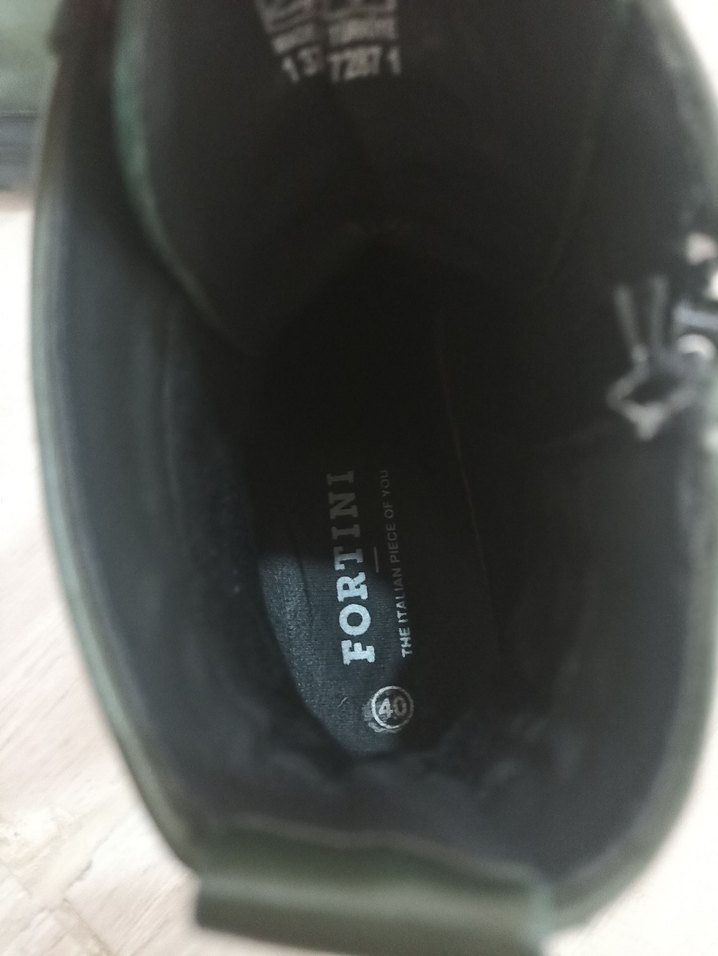 Asker Yeşili Erkek Deri Bot - Görsel 3