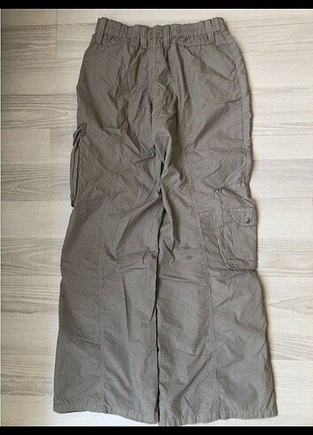 m Beden urban outfitters y2k gri cargo pantalon