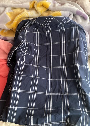 Düğmeli Mavi Erkek Gömlek - Görsel 2