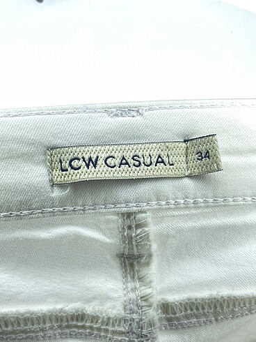 34 Beden beyaz Renk LC Waikiki Skinny %70 İndirimli.