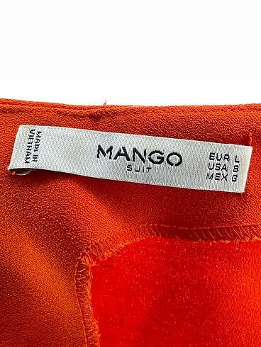 l Beden turuncu Renk Mango Kısa Elbise %70 İndirimli.