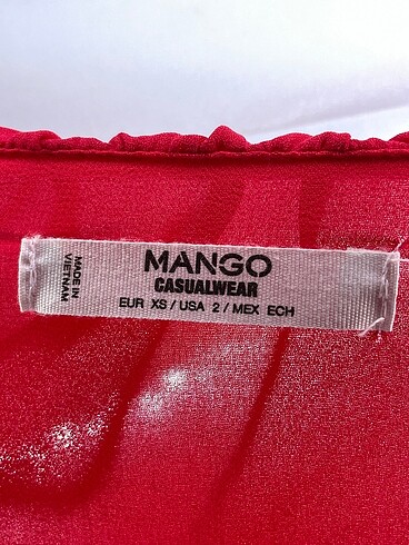 xs Beden kırmızı Renk Mango Uzun Elbise %70 İndirimli.