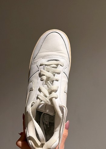 Beyaz Bağcıklı Spor Ayakkabı - Görsel 3