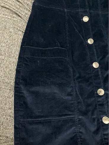 xs Beden lacivert Renk Bershka Elbise