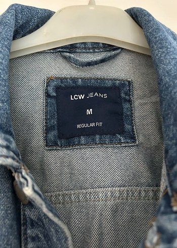 m Beden mavi Renk Mavi Düğmeli Erkek Denim Ceket