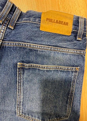 Mavi Parlak Denim Midi erkek Kot Pantolon - Görsel 2