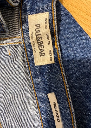Mavi Parlak Denim Midi erkek Kot Pantolon - Görsel 3
