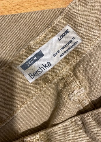 Bej erkek Denim Pantolon Regular Fit - Görsel 5