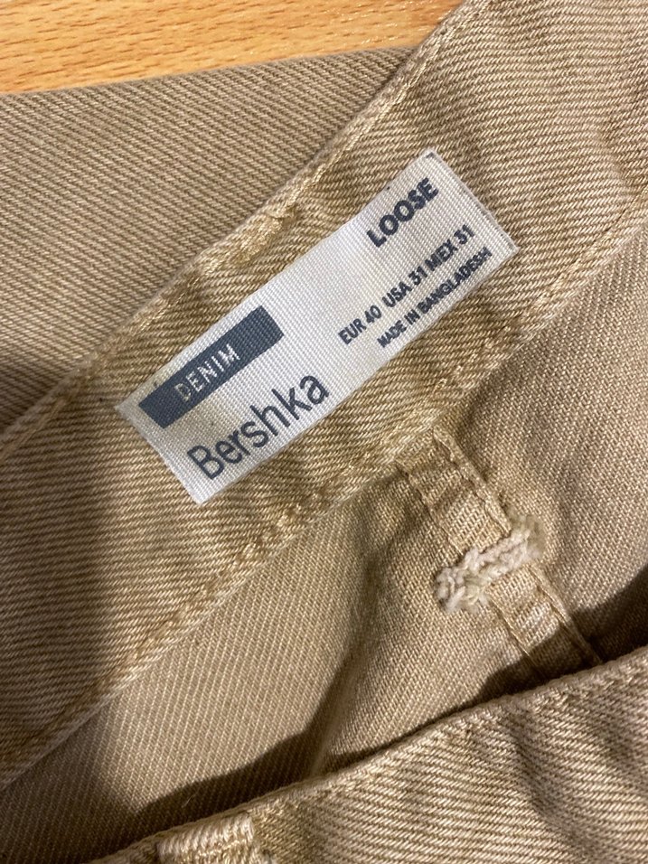 Bej erkek Denim Pantolon Regular Fit - Görsel 5