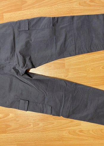 Gri Kargo Cep Detaylı Erkek Pantolon - Görsel 2