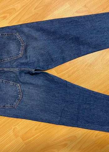 Dikiş Detaylı Parlak Mavi erkek Kot Pantolon - Görsel 2