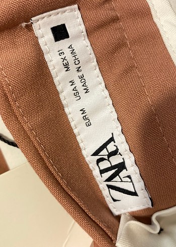 Bej Midi erkek Salaş Kumaş Pantolon - Görsel 3