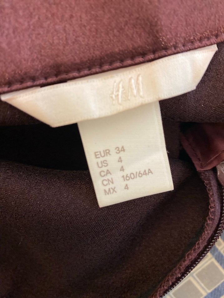 Bordo Uzun Saten Etek - Görsel 5