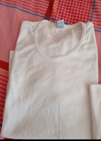 çocuk Beyaz Düz Basic Atlet - Görsel 6