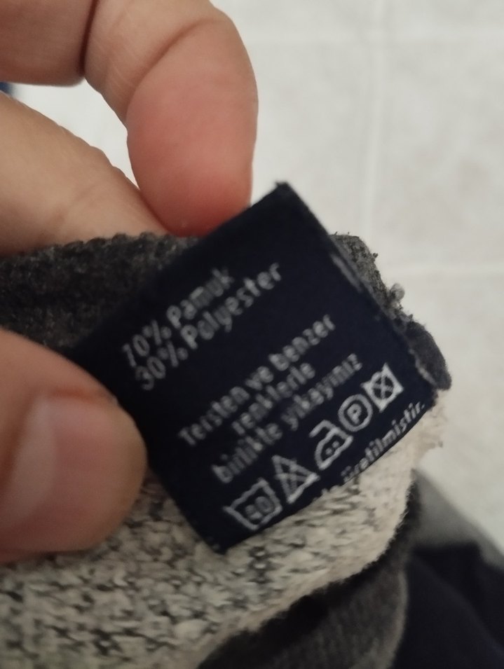 Gri Siyah Erke pijama - Görsel 5