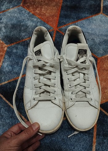 Adidas Beyaz Deri Sneaker