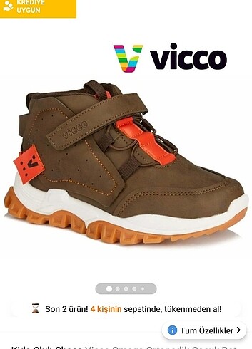 Vicco Vicco Çocuk bebek bot 22 numara